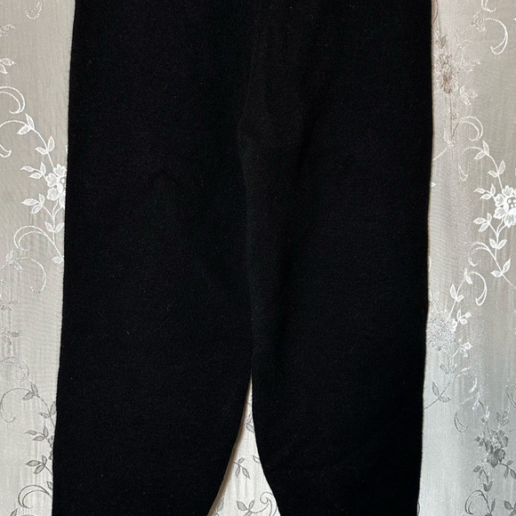 Theory Relaxed Black Track Pants Cashmere Size P Fits XS - Picture 6 of 9